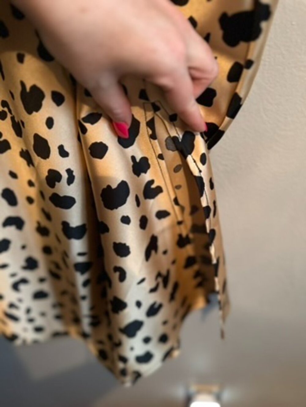 Renee C. Leopard Silky Skirt - Size 3XL - NWT - Picture 4 of 4
